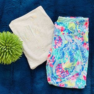 SOLD - Lilly Pulitzer ‘Mermaid Cove’ Leggings